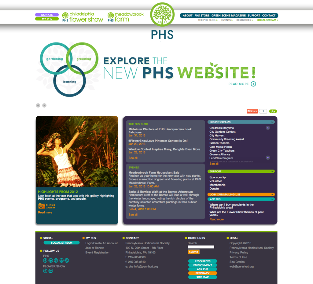 PHS, Meadowbrook Farm, and Flower Show! Oh, My!